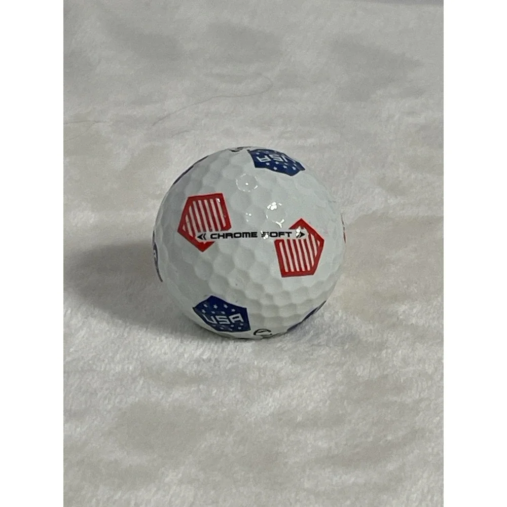 USA Flag Logo Golf Ball‎ Callaway Chrome Soft Collectible